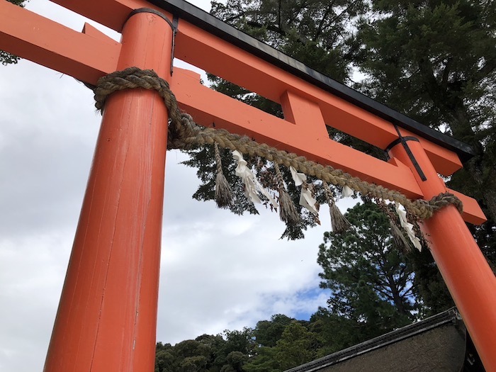 上賀茂神社　二の鳥居